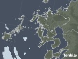2021年01月17日の長崎県の雨雲レーダー