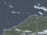 2021年02月10日の島根県の雨雲レーダー