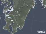 2021年02月22日の宮崎県の雨雲レーダー