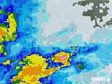 2021年06月04日の山梨県の雨雲レーダー