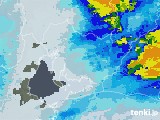 2021年06月04日の愛知県の雨雲レーダー