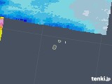 2021年06月14日の沖縄県(南大東島)の雨雲レーダー