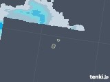 2021年06月29日の沖縄県(南大東島)の雨雲レーダー