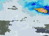 2021年07月08日の愛知県の雨雲レーダー