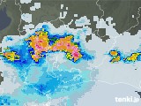 2021年07月12日の愛知県の雨雲レーダー