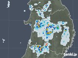 2021年07月21日の秋田県の雨雲レーダー