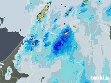 2021年07月27日の富山県の雨雲レーダー