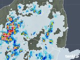 2021年07月29日の福島県の雨雲レーダー