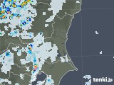 2021年07月30日の茨城県の雨雲レーダー