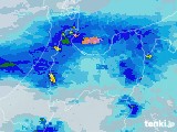 2021年08月13日の富山県の雨雲レーダー