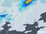 雨雲レーダー(2021年08月14日)
