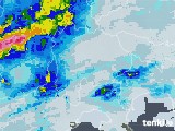 2021年08月14日の山梨県の雨雲レーダー