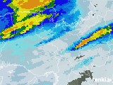 2021年08月14日の京都府の雨雲レーダー