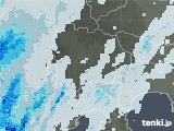 2021年08月17日の山梨県の雨雲レーダー