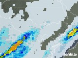 2021年08月18日の東京都の雨雲レーダー