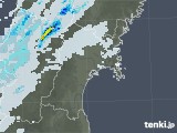 2021年08月18日の宮城県の雨雲レーダー