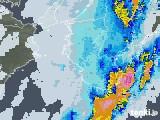 2021年08月20日の和歌山県の雨雲レーダー