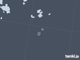 2021年08月22日の沖縄県(南大東島)の雨雲レーダー