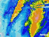 2021年10月01日の千葉県の雨雲レーダー