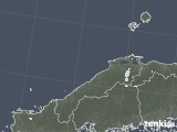 2021年10月01日の島根県の雨雲レーダー