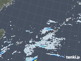 2021年10月10日の沖縄地方の雨雲レーダー