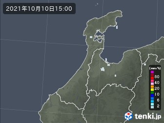 金沢 石川県 の過去のアメダス 21年10月10日 日本気象協会 Tenki Jp