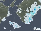 2021年10月10日の和歌山県の雨雲レーダー