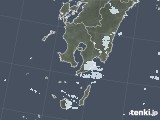 2021年10月10日の鹿児島県の雨雲レーダー