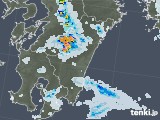 2021年10月13日の宮崎県の雨雲レーダー