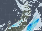 2021年10月17日の東北地方の雨雲レーダー