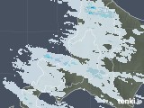 2021年10月17日の道央の雨雲レーダー