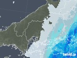 2021年10月25日の広島県の雨雲レーダー