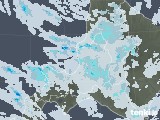 2021年10月28日の道央の雨雲レーダー