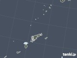 2021年10月28日の鹿児島県(奄美諸島)の雨雲レーダー