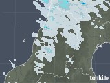 2021年11月03日の山形県の雨雲レーダー