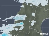 2021年12月02日の山形県の雨雲レーダー