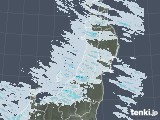 2021年12月18日の東北地方の雨雲レーダー