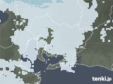 2021年12月19日の愛知県の雨雲レーダー