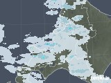 2021年12月21日の道央の雨雲レーダー