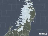 2021年12月22日の東北地方の雨雲レーダー