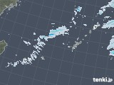 2021年12月24日の沖縄地方の雨雲レーダー