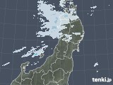 2021年12月24日の東北地方の雨雲レーダー