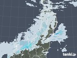 2021年12月25日の東北地方の雨雲レーダー