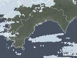 2021年12月29日の高知県の雨雲レーダー