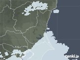 2022年01月19日の茨城県の雨雲レーダー