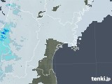 2022年01月20日の宮城県の雨雲レーダー