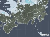 2022年01月28日の東海地方の雨雲レーダー