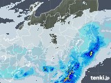 2022年02月13日の関東・甲信地方の雨雲レーダー