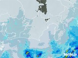 2022年02月13日の静岡県の雨雲レーダー
