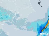 2022年03月18日の千葉県の雨雲レーダー